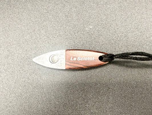 Le Sciotot pendant stainless steel and Iron wood