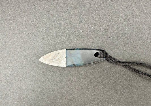 Le Sciotot pendentif Inox et Erable stabilisé