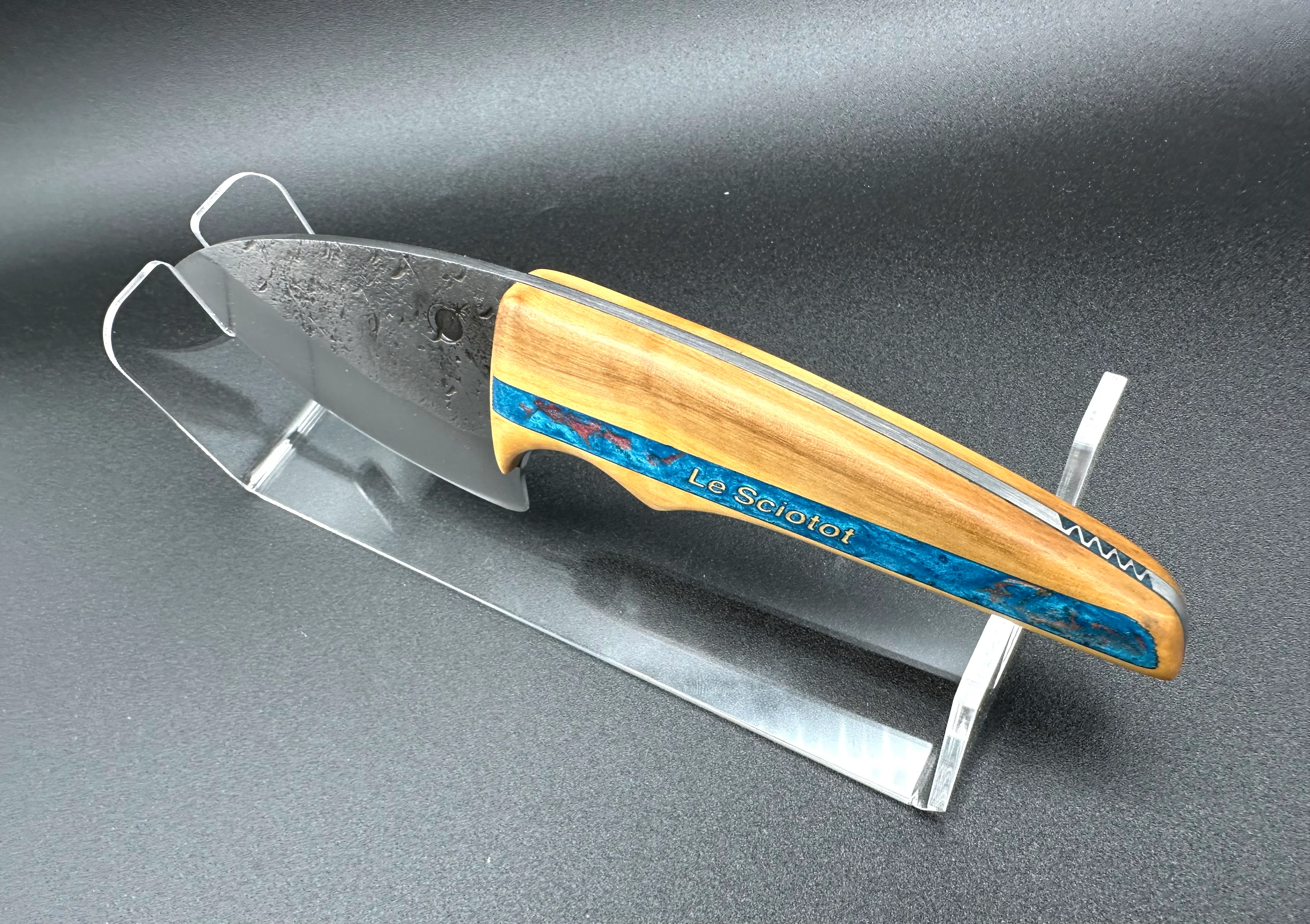 Le Sciotot Inox et loupe de Buis