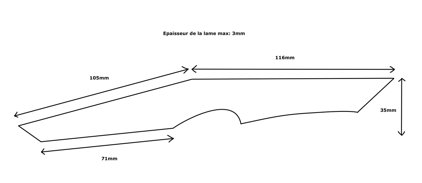 Edge Of Space Inox et loupe d'Erable