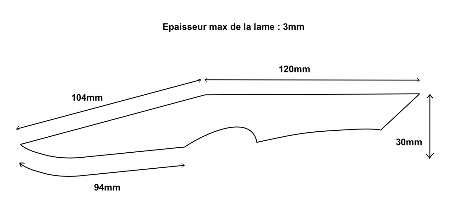 Edge Of Space Stainless steel and Yew wood/Epoxy