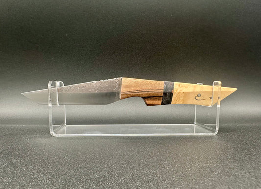 Edge Of Space stainless steel and Maple burl