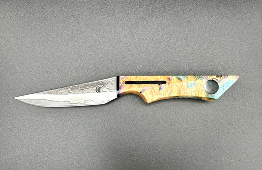 Edge Of Space stainless San Maï and stabilized Maple burl