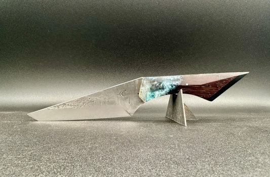 Cyber Edge stainless steel and Wenge/Epoxy