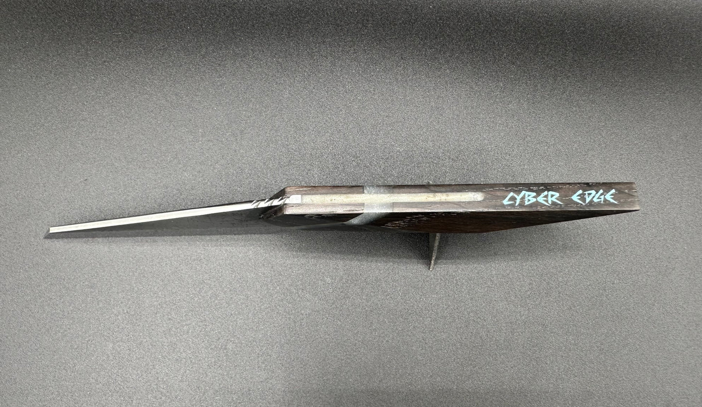 Cyber Edge stainless steel and Bog Oak