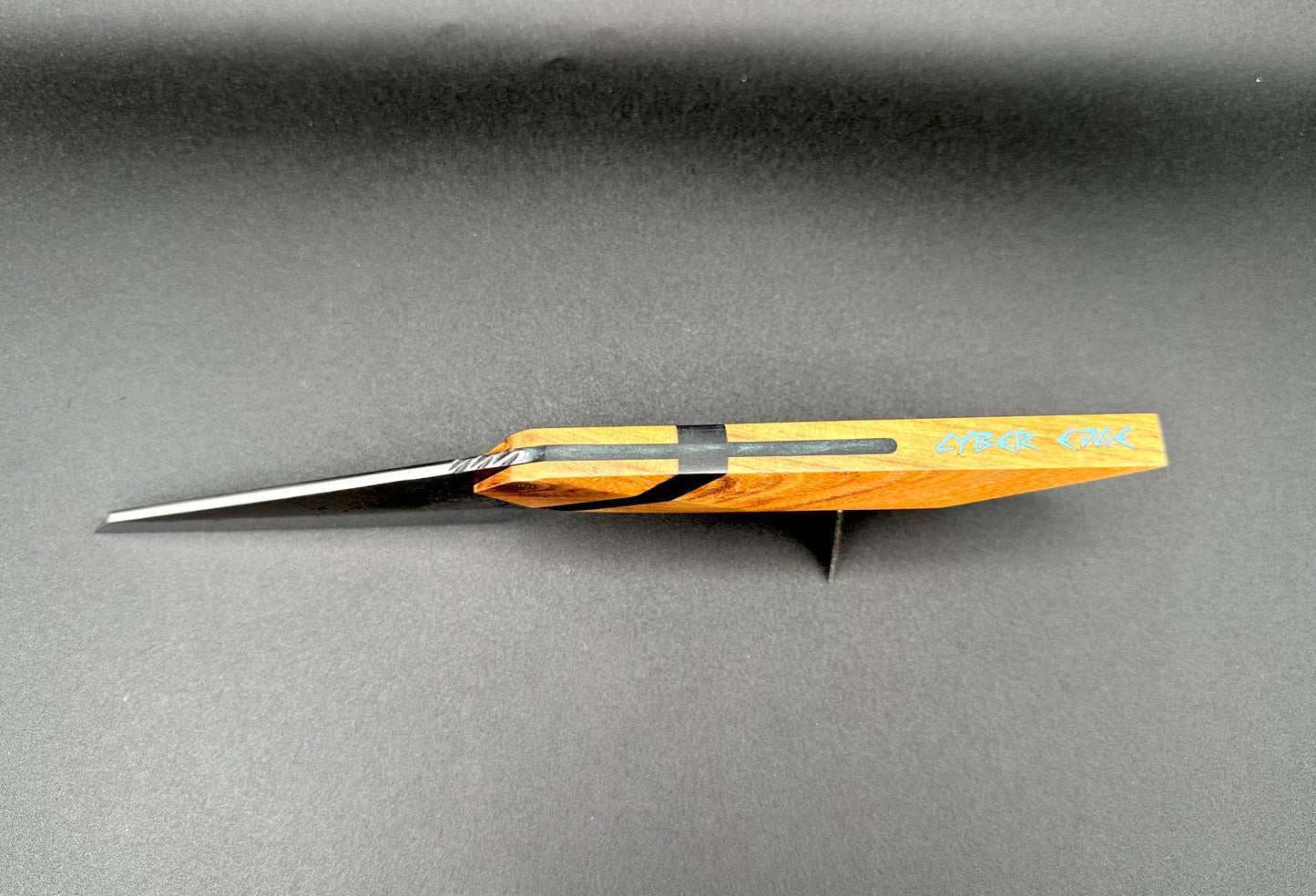 Cyber Edge stainless steel and Acacia