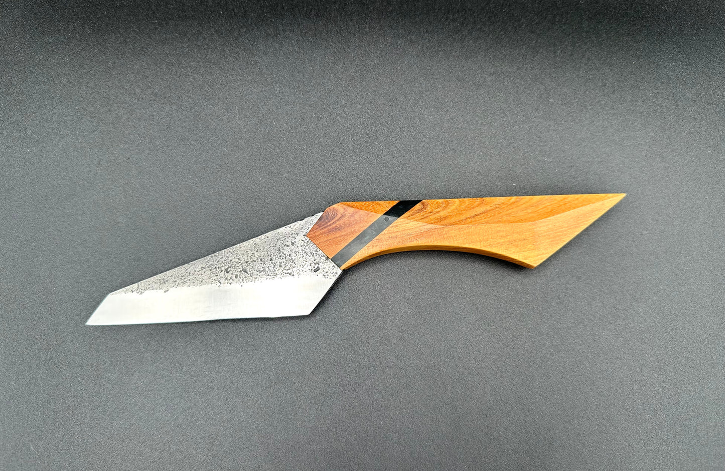 Cyber Edge stainless steel and Acacia