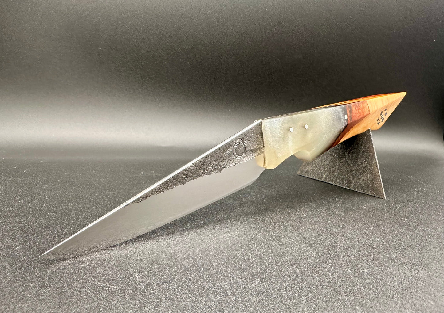 Edge Of Space Stainless steel and Yew wood/Epoxy