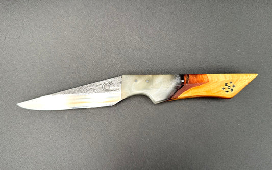 Edge Of Space Stainless steel and Yew wood/Epoxy