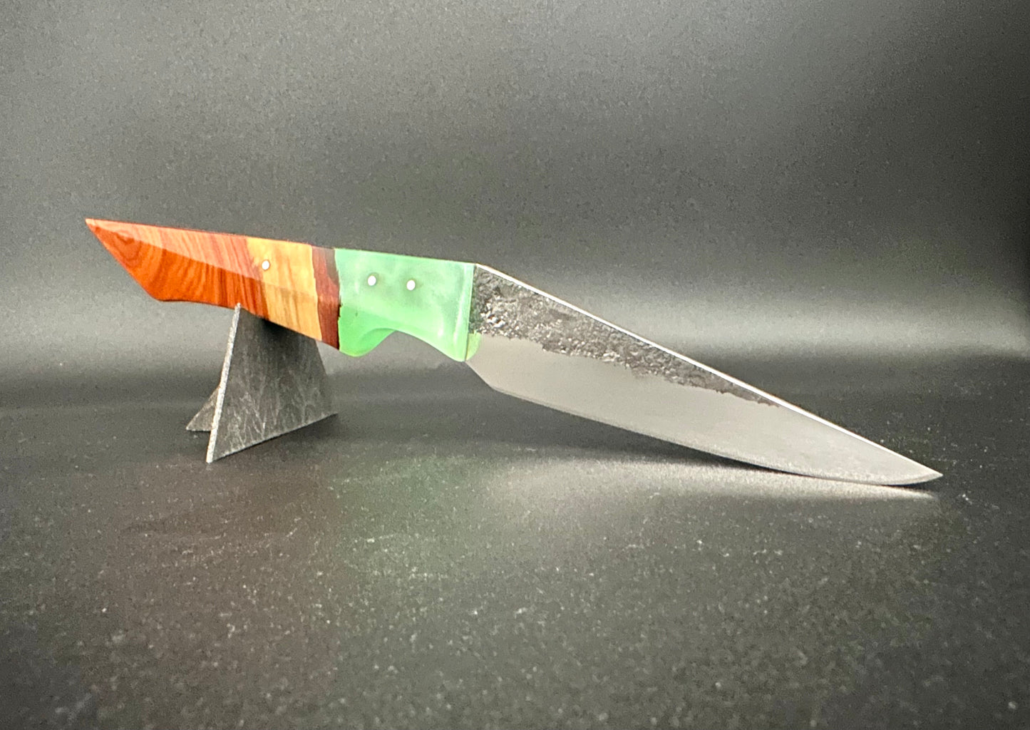 Edge Of Space Stainless steel and Yew wood/Epoxy